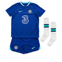 Chelsea Raheem Sterling #17 Fußballbekleidung Heimtrikot Kinder 2022-23 Kurzarm (+ kurze hosen)